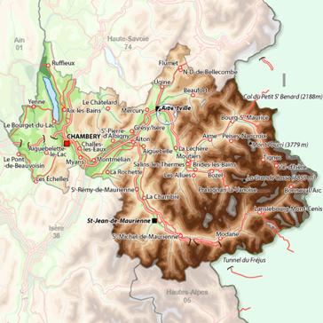 D&eacute;partement de la Savoie - 73